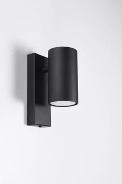 Sollux Wandlampe Modern klein Schwarz Metall GU10 Downlight< Wohnzimmerlampen|Moderne Lampen