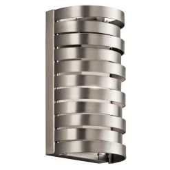 Elstead Wandlampe NAILA Nickel gebürstet B:15cm Lampe< Wandleuchten|Flurlampen