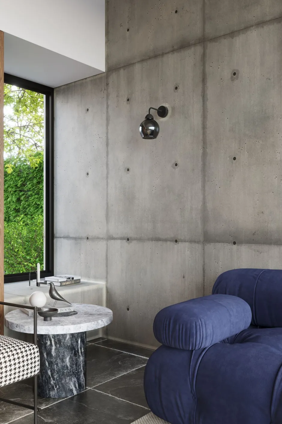 Glaslampen|Moderne Lampen*Sollux Wandlampe Rauchglas Modern elegant ALPHERG