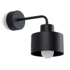 Sollux Wandlampe Retro Metall Schwarz für E27 innen TISA< Wandleuchten|Wohnzimmerlampen