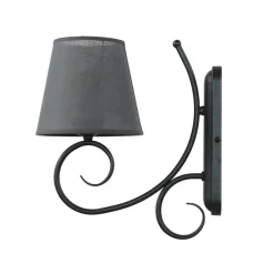 Wandleuchten|Rustikale Lampen*Lamkur Wandlampe Romantisch Anthrazit Landhaus gemütlich