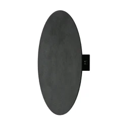 TK Lighting Wandlampe rund flach Ø 20 cm Modern Metall Schwarz< Moderne Lampen|Küchenlampen