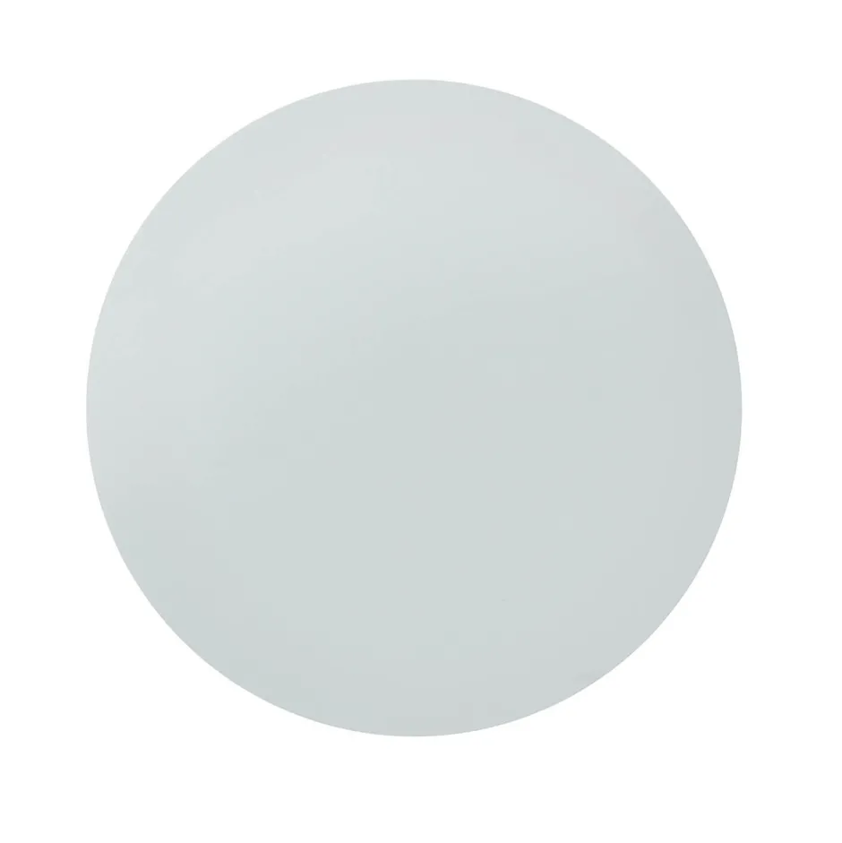 TK Lighting Wandlampe rund Metall Ø 30 cm flach Weiß G9 Modern< Wohnzimmerlampen|Moderne Lampen