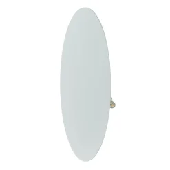 TK Lighting Wandlampe rund Metall Ø 30 cm flach Weiß G9 Modern< Wohnzimmerlampen|Moderne Lampen