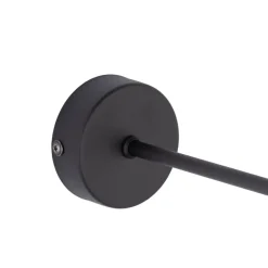 TK Lighting Wandlampe Rustikal Metall Schwarz für E27 dekorativ< Wandleuchten|Wohnzimmerlampen