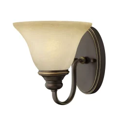 Elstead Wandlampe Schirm Glas Alabaster Landhaus elegant< Wandleuchten|Rustikale Lampen