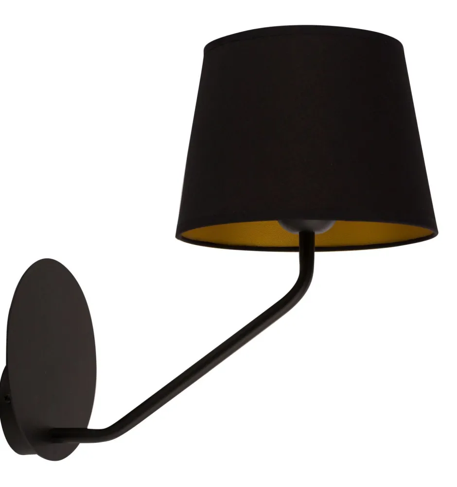 Sigma Wandlampe Schwarz Kupfer Metall H:34 cm blendarm< Wandleuchten|Moderne Lampen
