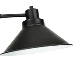 Industrie Lampen|Wohnzimmerlampen*Nowodvorski Wandlampe Schwarz Metall verstellbar XXL E27