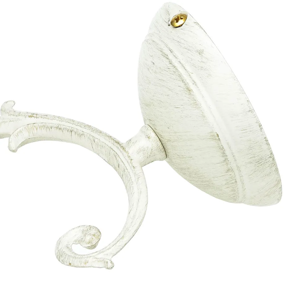 Giovanni Battista Wandlampe Shabby Chic Echt-Messing Glas floral< Wandleuchten|Esszimmer Lampen