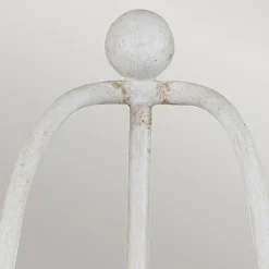 Flurlampen|Wohnzimmerlampen*Elstead Wandlampe Shabby Weiß Antik Metall H: 41,8 cm Landhaus