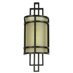 Elstead Wandlampe SHOJI Bronze Vintage Leuchte Wohnzimmer< Glaslampen|Designerlampen