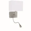 Wandleuchten|Moderne Lampen*Searchlight Wandlampe Silber farben