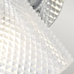 Elstead Wandlampe Spiegel LED G9 IP44 B: 34,5 cm Metall Glas in Chrom< Wandleuchten|Badezimmer Lampe