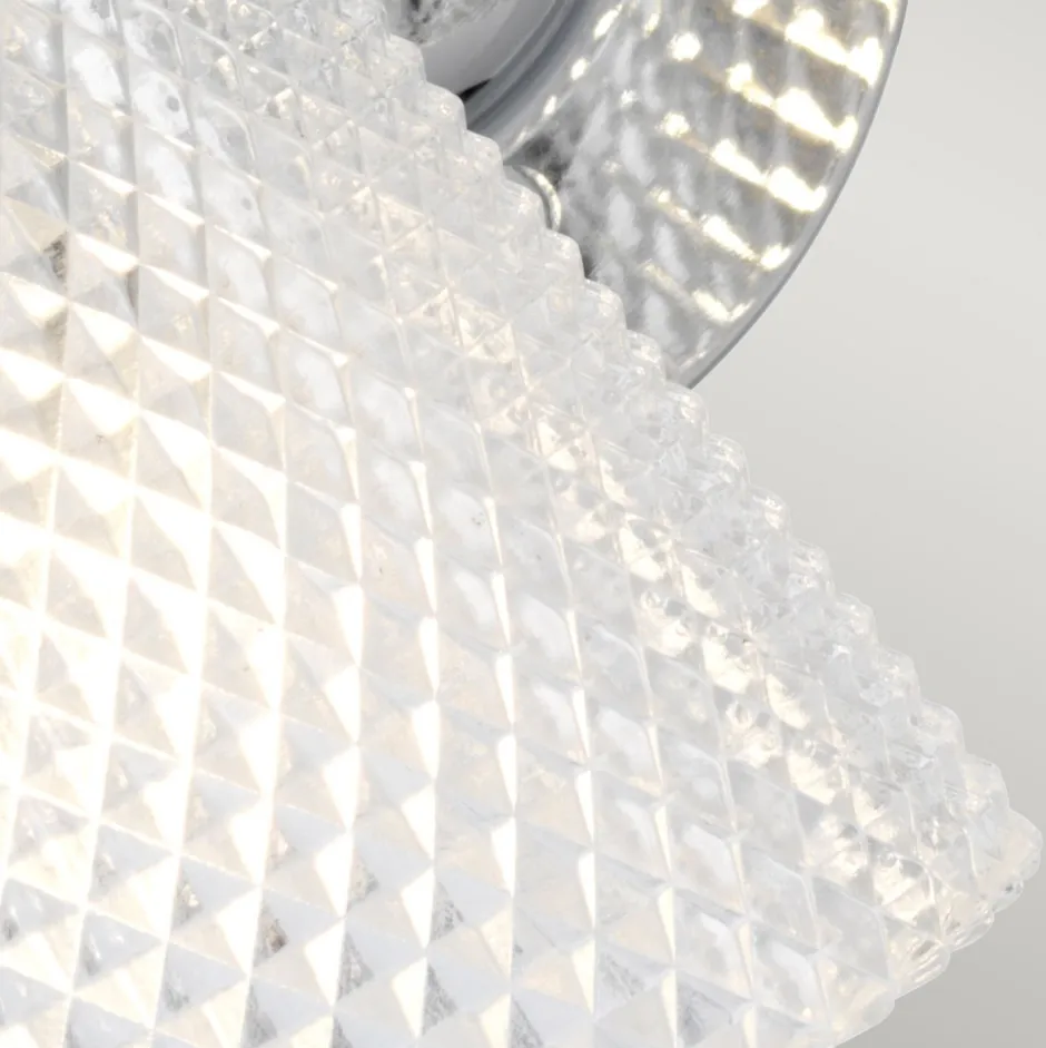 Elstead Wandlampe Spiegel LED G9 IP44 B: 34,5 cm Metall Glas in Chrom< Wandleuchten|Badezimmer Lampe