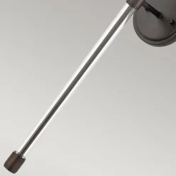 Elstead Wandlampe Stoff Metall 67,6 cm hoch Modern Bronze Antik Weiß< Wohnzimmerlampen|Stofflampen