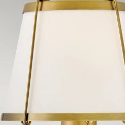 Elstead Wandlampe Stoff Metall E27 40 cm hoch mit Schalter< Wandleuchten|Wohnzimmerlampen