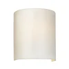 Wandleuchten|Flurlampen*Elstead Wandlampe Up Down Creme Messing Stoff Kunstseide