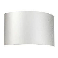 Wandleuchten|Flurlampen*Elstead Wandlampe Up Down in Creme Chrom Stoff Kunstseide