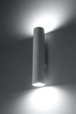 Sollux Wandlampe Up Down schmal Modern Metall 2x GU10 innen< Wohnzimmerlampen|Moderne Lampen