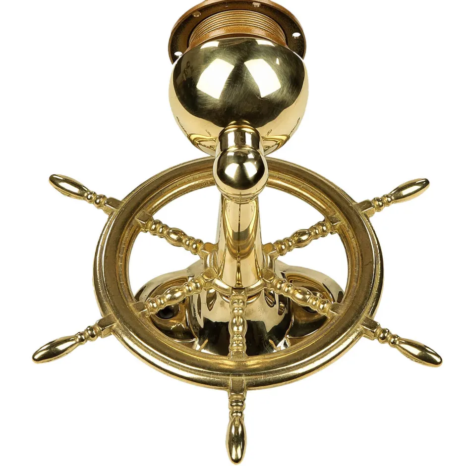 Wandleuchten|Lampen Aus Aller Welt*Laura Suardi Wandlampe VELIERO Messing Maritim außergewöhnlich