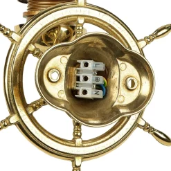 Wandleuchten|Lampen Aus Aller Welt*Laura Suardi Wandlampe VELIERO Messing Maritim außergewöhnlich