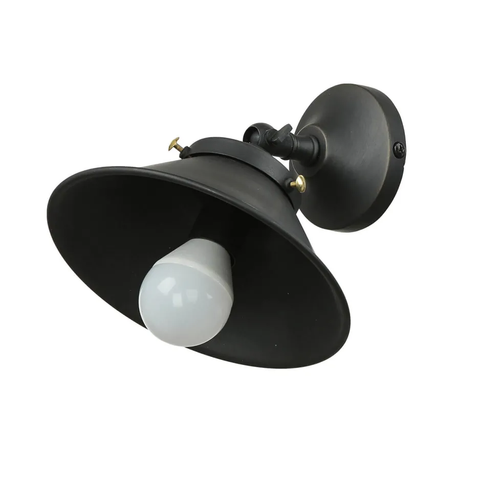 Giovanni Battista Wandlampe Vintage in Bronze aus echtem Messing< Wandleuchten|Esszimmer Lampen