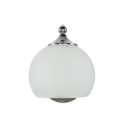 Jupiter Wandlampe Weiß Chrom NABO Wandleuchte Bad Flur< Wandleuchten|Küchenlampen