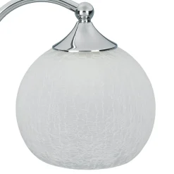 Jupiter Wandlampe Weiß Chrom NABO Wandleuchte Bad Flur< Wandleuchten|Küchenlampen