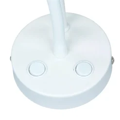 Wandleuchten|Moderne Lampen*Easylight Wandlampe Weiß E27 mit Leselampe verstellbar GU10