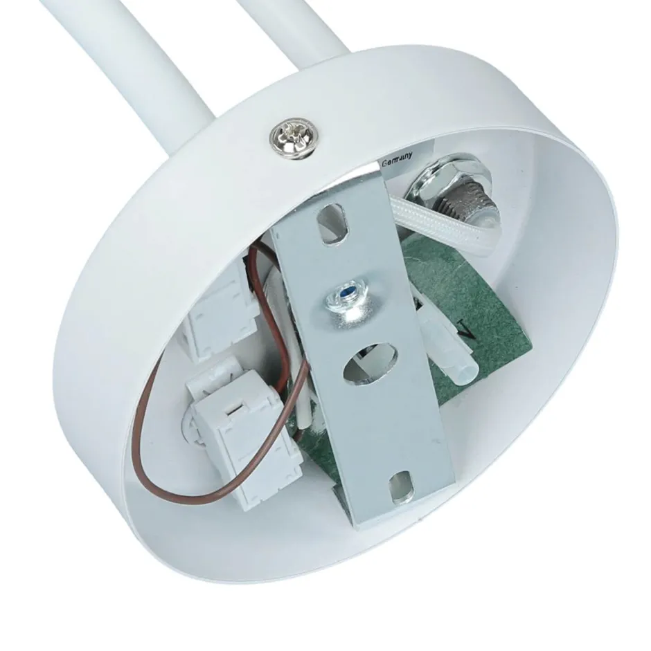 Wandleuchten|Moderne Lampen*Easylight Wandlampe Weiß E27 mit Leselampe verstellbar GU10