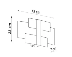 Sollux Wandlampe Weiß Glas Metall Modern 2x G9 MAGO< Wandleuchten|Flurlampen