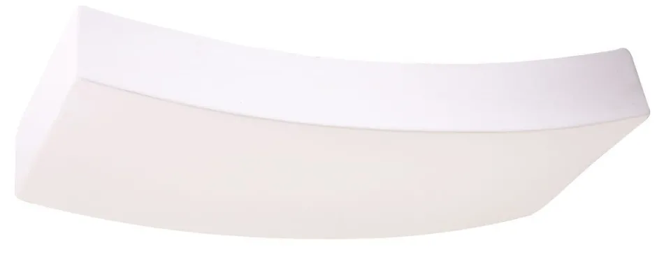 Sollux Wandlampe Weiß Keramik 36 cm dekorativ bemalbar 2x G9< Wandleuchten|Flurlampen