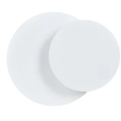 Wandleuchten|Flurlampen*Emibig Wandlampe Weiß Metall Holz rund Skandinavisch G9