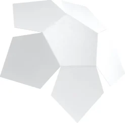 Sollux Wandlampe Weiß Metall Lichteffekt Modern dekorativ< Wandleuchten|Flurlampen