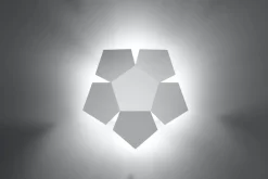 Sollux Wandlampe Weiß Metall Lichteffekt Modern dekorativ< Wandleuchten|Flurlampen