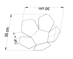 Sollux Wandlampe Weiß Metall Lichteffekt Modern dekorativ< Wandleuchten|Flurlampen