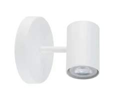 Sigma Wandlampe Weiß Metall Zylinder B:10 cm GU10 schmal< Wandleuchten|Küchenlampen