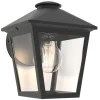 Metall Lampen|Gartenlaternen*Eco-Light Wandlaterne außen Aluminium Glas E27 IP44 20 cm hoch
