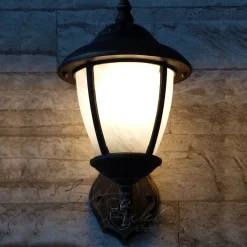 Rabalux Wandlaterne für Außen Wandleuchte MADRID gold antik< Rustikale Lampen|Rustikale Außenleuchten