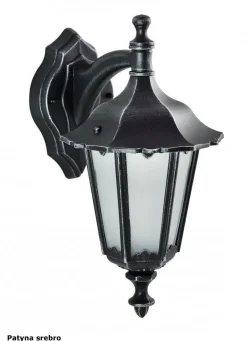 SU-MA Wandlaterne Rustikal IP43 Schwarz E27 Außenlampe< Außenleuchten Antik|Außenwandleuchten