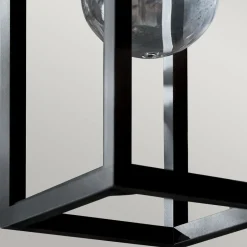 Stofflampen|Rustikale Lampen*Elstead Wandlaterne Schwarz für E27 IP44 45,7 cm hoch Vintage