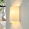 Wandleuchten|Flurlampen*Easylight Wandleuchte ALICE in Weiß Stoff Schirm modern