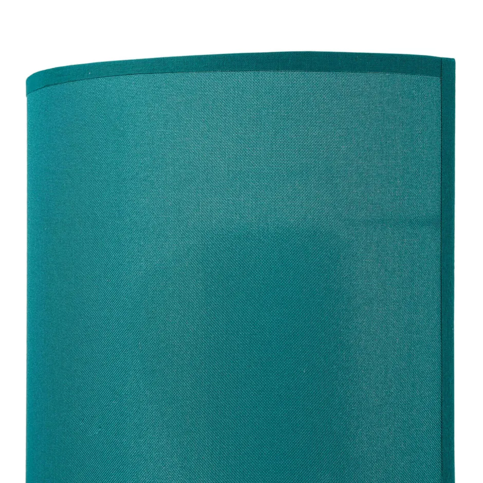 Wandleuchten|Flurlampen*Duolla Wandleuchte ALICE Stoff Schirm Petrol halbrund Loft