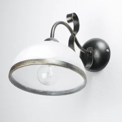 Luminex Wandleuchte ANTICA in Messing Patina< Wandleuchten|Esszimmer Lampen