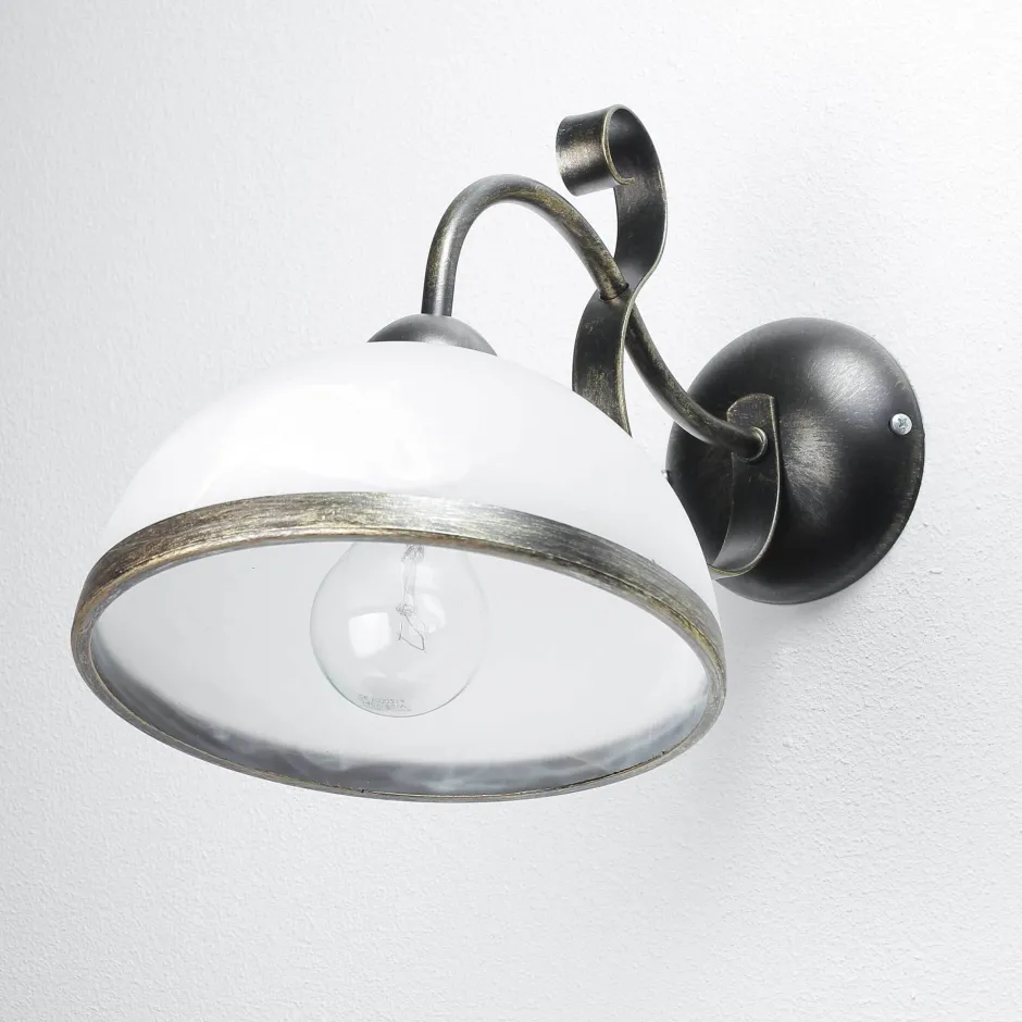 Luminex Wandleuchte ANTICA in Messing Patina< Wandleuchten|Esszimmer Lampen