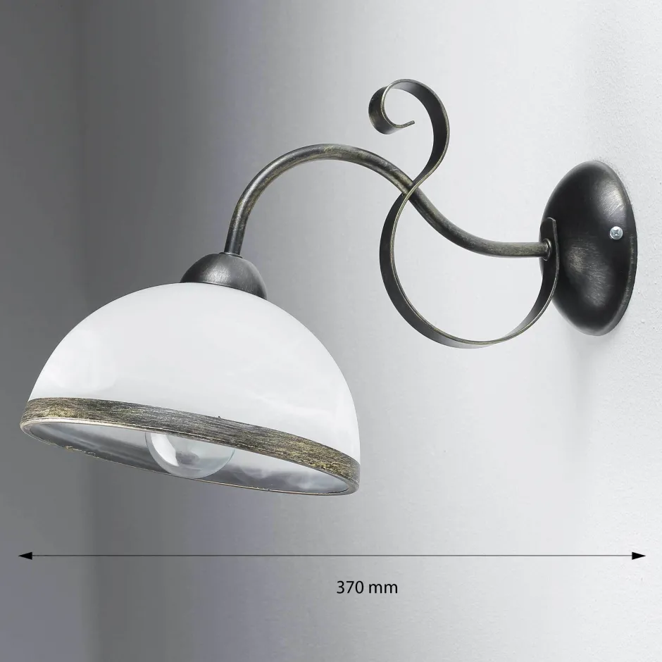 Luminex Wandleuchte ANTICA in Messing Patina< Wandleuchten|Esszimmer Lampen