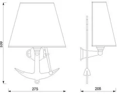Metall Lampen|Messinglampen*Laura Suardi Wandleuchte Antik aus Messing Maritim edel