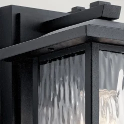 Elstead Wandleuchte außen Aluminium Glas E27 IP44 25,8 cm hoch< Metall Lampen|Rustikale Lampen