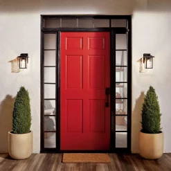 Elstead Wandleuchte außen Aluminium Glas E27 IP44 25,8 cm hoch< Metall Lampen|Rustikale Lampen