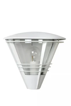 Außenwandleuchten|Moderne Außenleuchten* Wandleuchte Außen Aluminium Weiß IP44 E27 T:27 cm